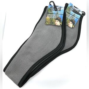 NWT Set of 2 - Fleece Gray Headwrap